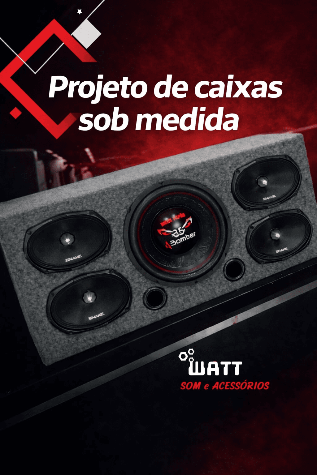 Caixas de Som Sob Medida