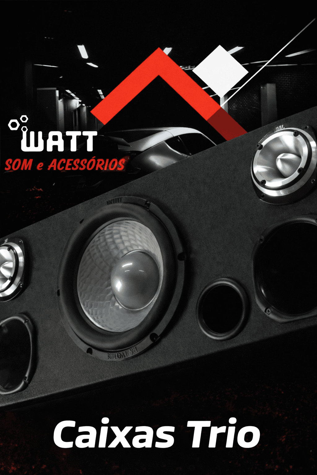 Caixas Trio de Alta Performance